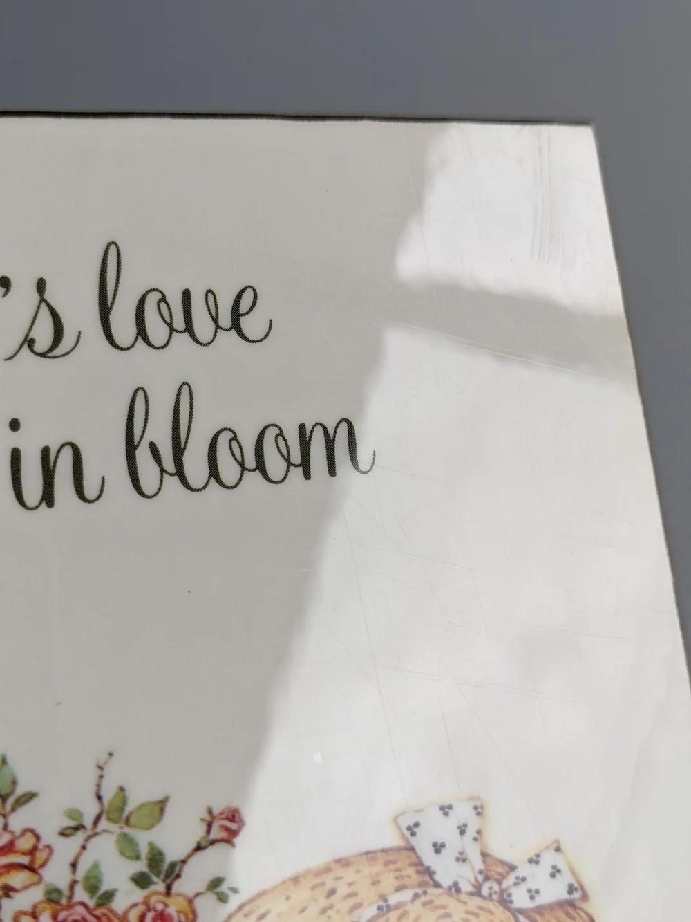 Holly Hobbie Mother’s Love Plaque 1983 American Greetings Cottage Decor Gift VTG